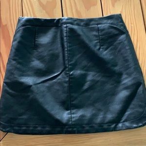 Pleather Skirt